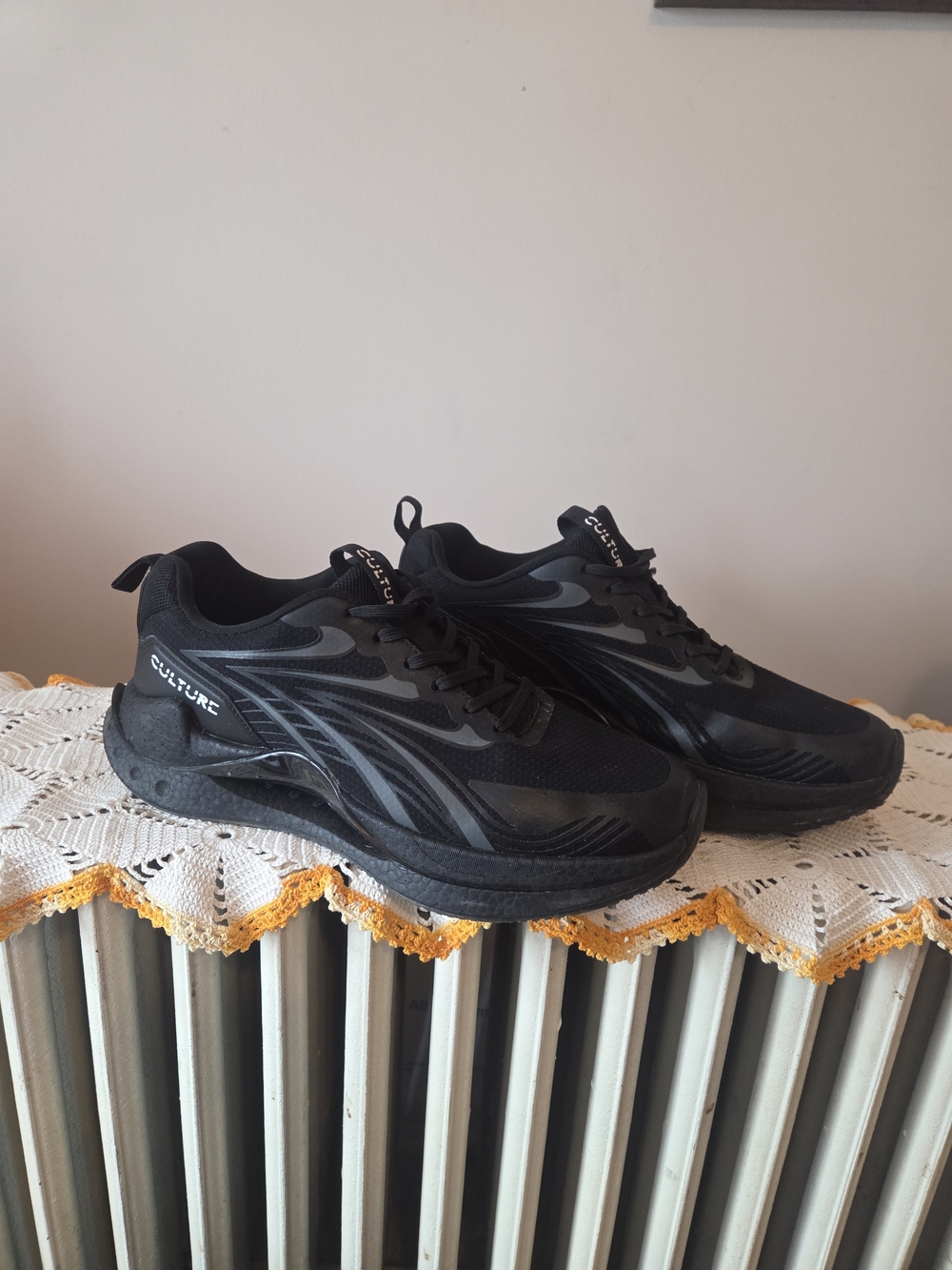 Men's Culture Black Athletic Sneakers
